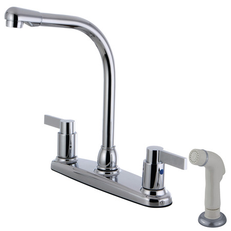 NUVOFUSION FB2751NDL 8-Inch Centerset Kitchen Faucet with Sprayer FB2751NDL